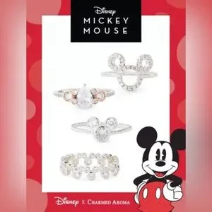 Charmed Aroma Accents Rare Set Mickey And Minnie Mouse Charmed